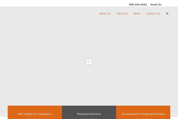 Accounting theme site design template sample