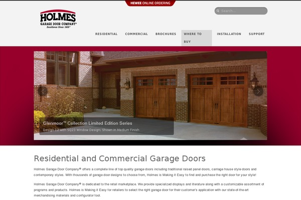 holmesgaragedoor.com site used Ideal