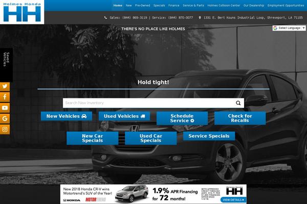holmeshonda.com site used Dealer Inspire common