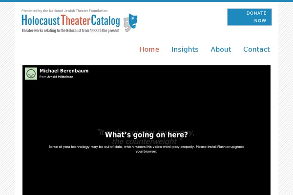 holocausttheaterarchive.com site used Childs-play-master