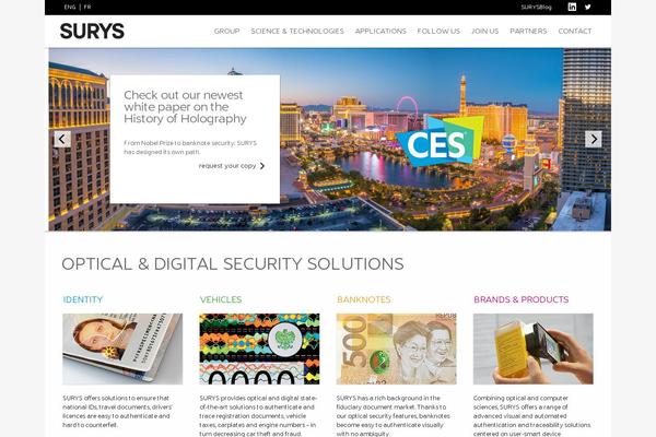 hologram-industries.com site used Surys