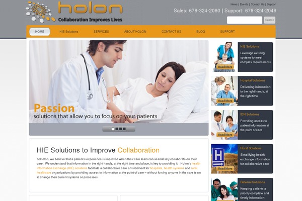 Hosting Square theme site design template sample