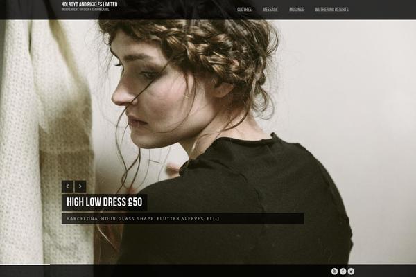 Lensa theme site design template sample