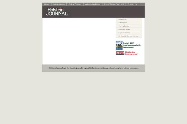 holsteinjournal.com site used Holsteinjournal