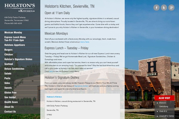 Ristorante theme site design template sample