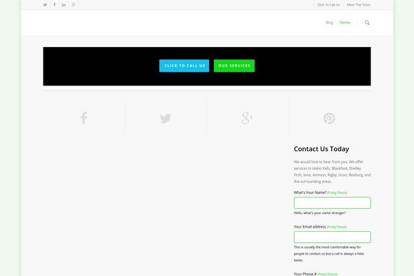 Salient theme site design template sample