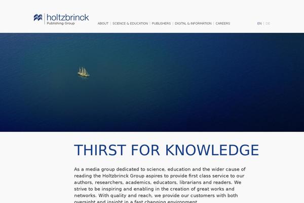 holtzbrinck.com site used Holtzbrinck.com