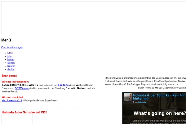 holunda-und-der-schurke.de site used Truly-minimal-wpcom