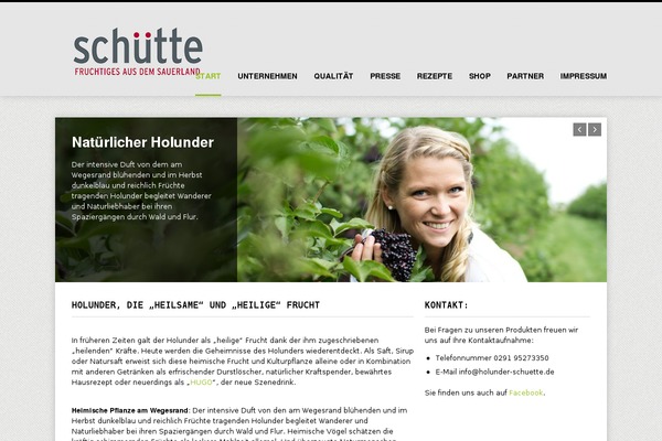 holunder-schuette.de site used Absolute