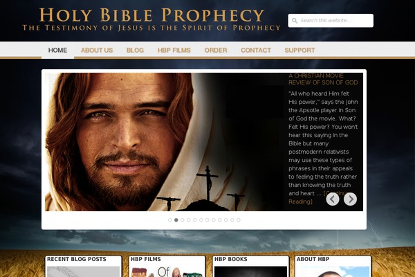 holybibleprophecy.org site used Simple ResponsiveBlogily