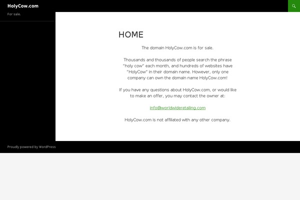 holycow.com site used Holycow