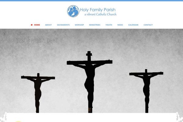 Church and Event theme site design template sample
