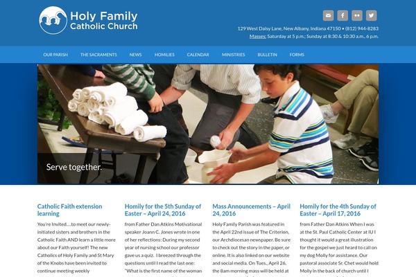 Outreach Pro theme site design template sample