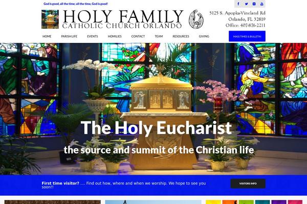 holyfamilyorlando.org site used Dunamis