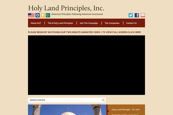 holylandprinciples.org site used Hlp