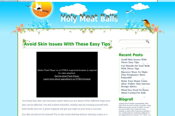 holymeatballs.org site used Ali Han Natural