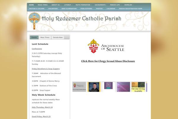 holyredeemervanc.org site used Redeemer