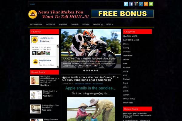 Site using Video Embed & Thumbnail Generator plugin