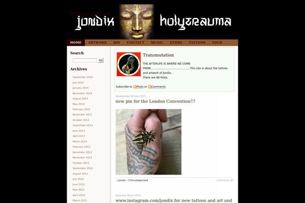 holytrauma.com site used Greenflower