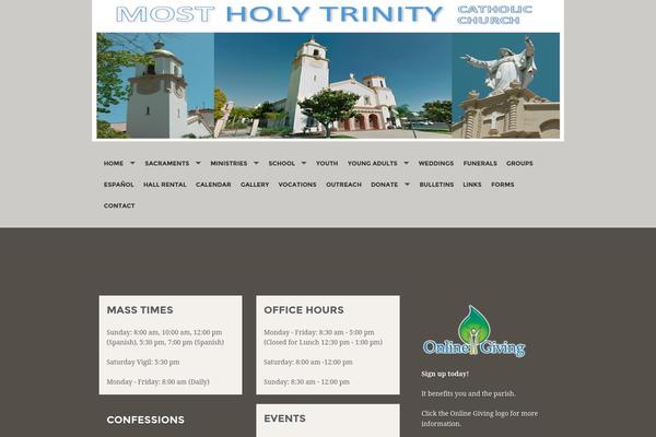 Antioch theme site design template sample