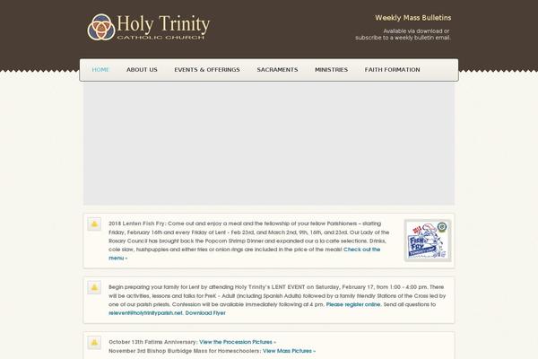 Blessing theme site design template sample