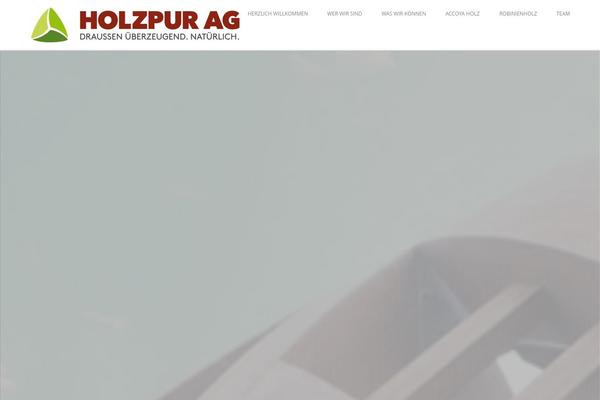 Visia theme site design template sample