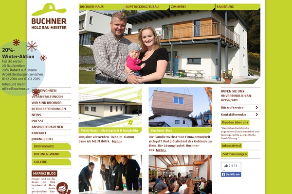 buchner theme websites examples