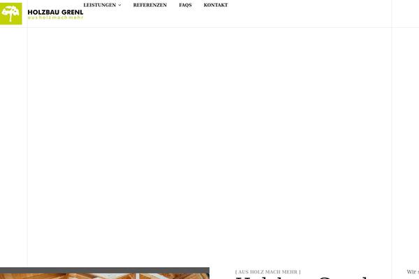 Theratio-child theme site design template sample