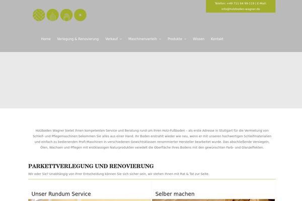 holzboden-wagner-parkett.de site used Historia