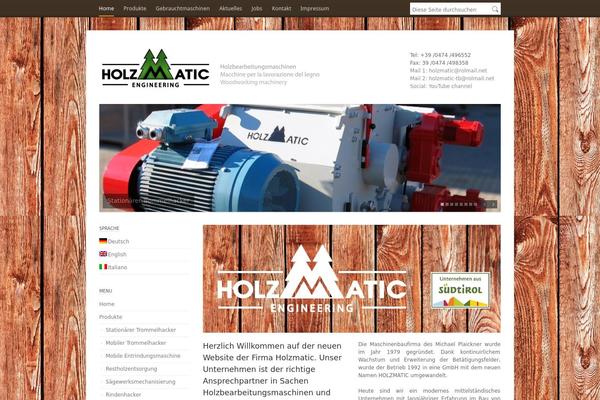 Indus theme site design template sample