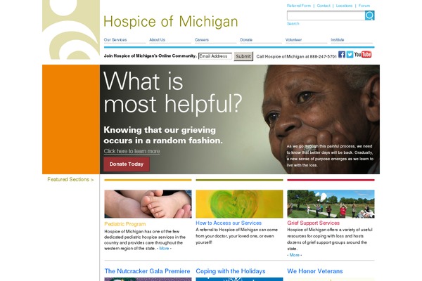 hom.org site used Hospice