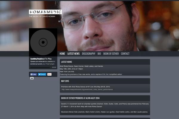 Soundcheck theme site design template sample