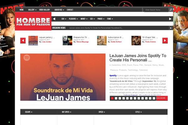 Rojo theme site design template sample
