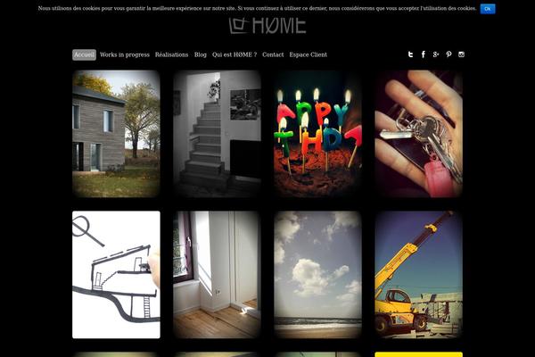 Grid Theme Responsive theme site design template sample