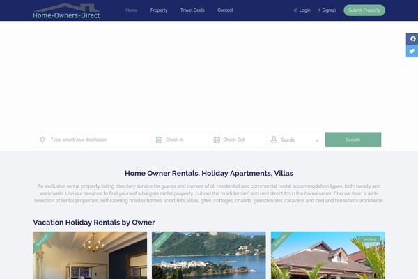 Wprentals-child theme site design template sample