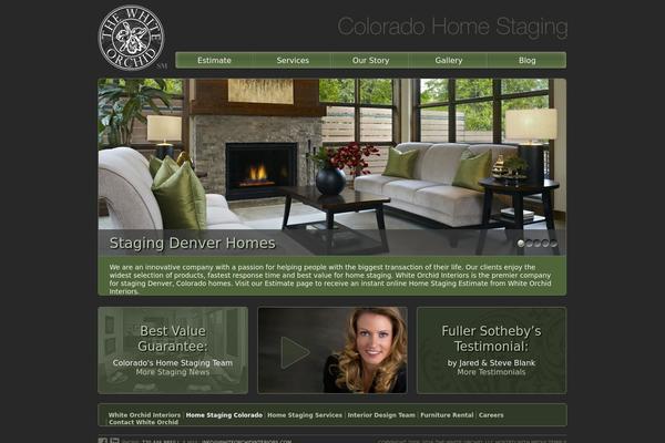 Orchid theme site design template sample