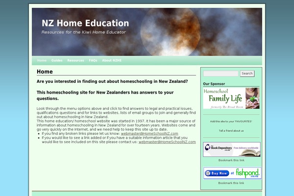 Weaver website example screenshot
