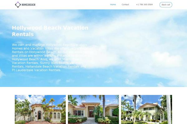 Wprentals theme site design template sample