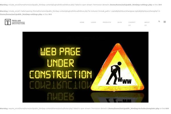 Teclus theme site design template sample