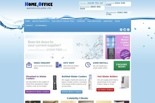 H2o theme site design template sample