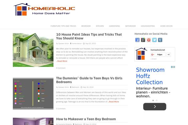 Spike theme site design template sample