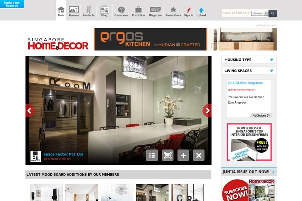 homeanddecor.com.sg site used Bootstrap Blog