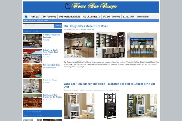homebardesigns.net site used Upiltheme