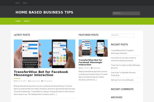 Lexicon Child Theme theme site design template sample