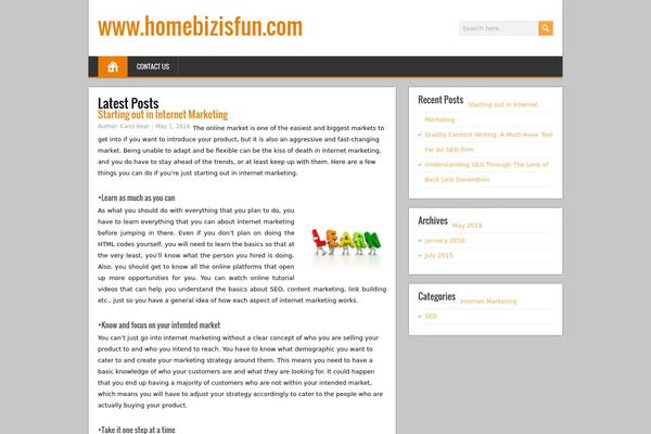 Site using Beauty Contact Form plugin