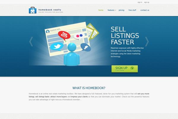 Optima theme site design template sample