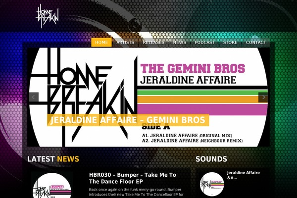 homebreakinrecords.com site used Clubber
