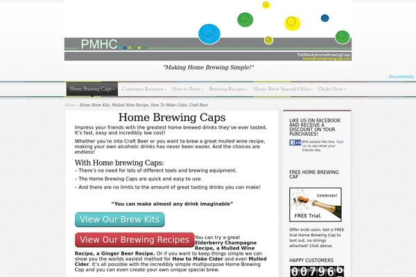 homebrewingcaps.com site used Magnificent