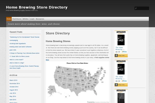 homebrewingstoredirectory.com site used multi-color