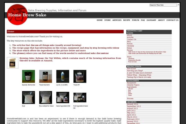 Site using Better-search plugin